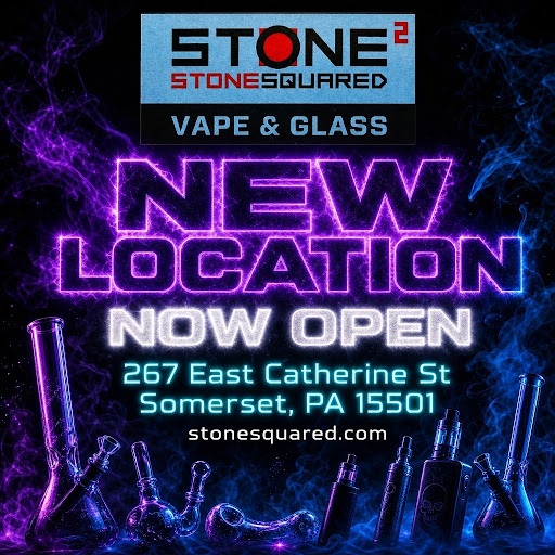 Stone Squared storefront and entry area